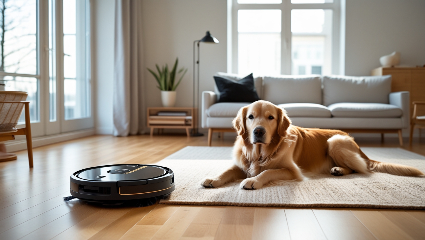 Saugroboter mit Tierhaaren Test 2026: Beste Modelle für Hunde- & Katzenhalter